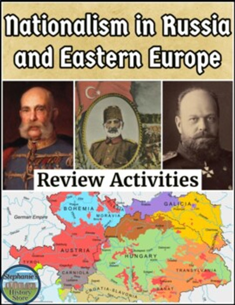 Nationalism in Russia and Eastern Europe Review Activities