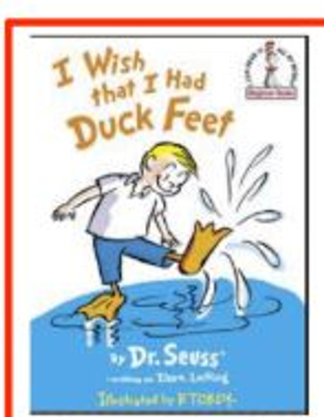 "I Wish I Had Duck Feet" writing organizer and writing paper