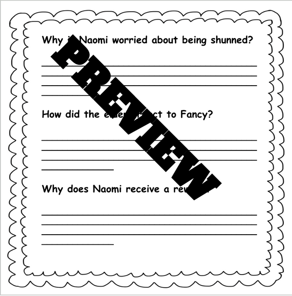 JUST PLAIN FANCY by Patricia Polacco: READING LESSONS & EXTENSION ACTIVITIES