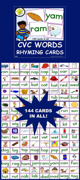 CVC WORDS BUNDLE (12 different activities)