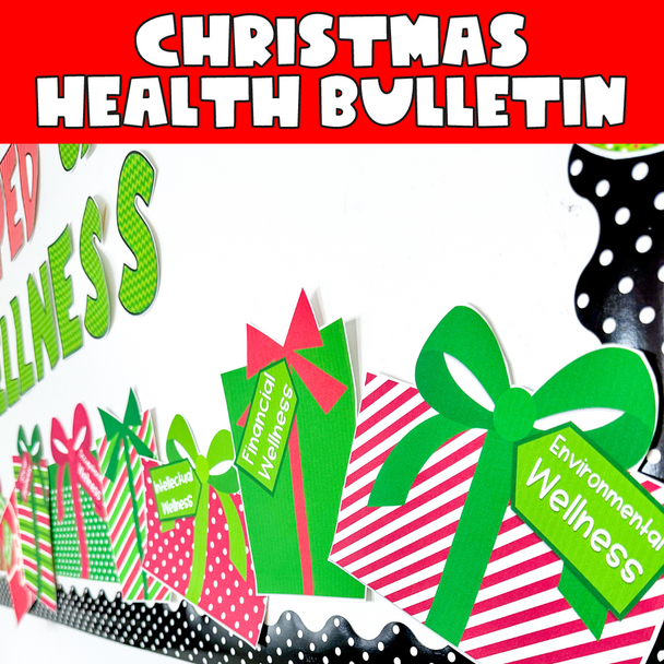 Christmas Health Bulletin Board | Wrapped Up In Wellness