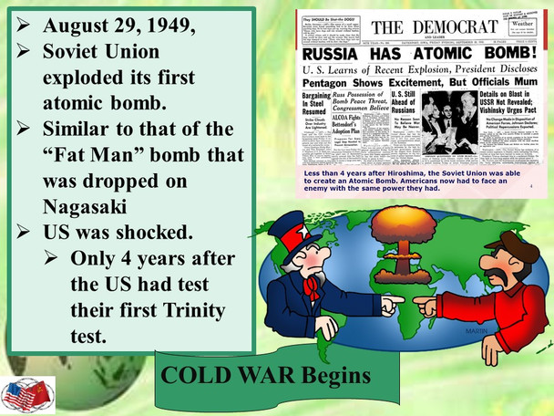 Cold War in the 50’s: Eisenhower, Nuclear Threats, and Paranoia 