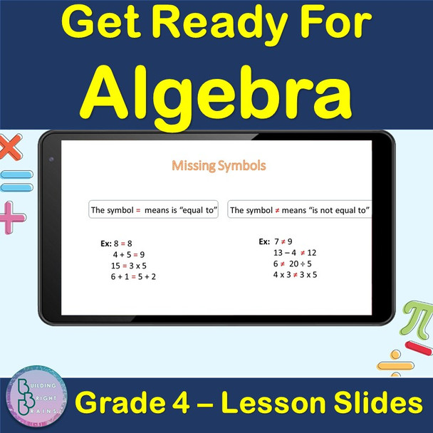 Get Ready For Algebra | 4th Grade PowerPoint Lesson Slides