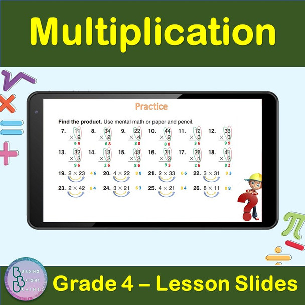 Multiplication | 4th Grade PowerPoint Lesson Slides