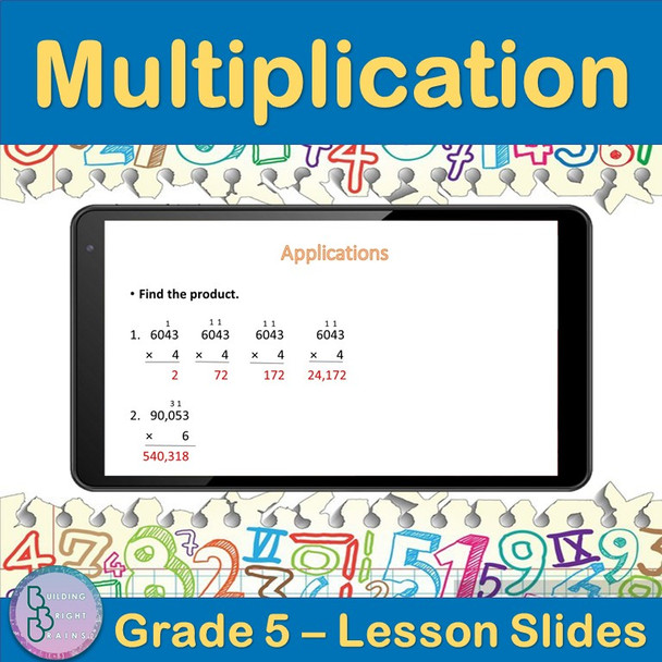 Multiplication | 5th Grade PowerPoint Lesson Slides