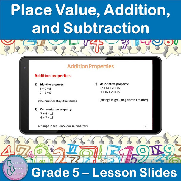 Place Value, Addition, And Subtraction | 5th Grade PowerPoint Lesson Slides