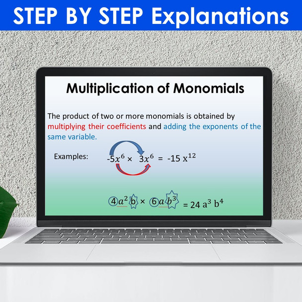 Algebraic expressions PowerPoint Presentation Lesson Middle School Algebra