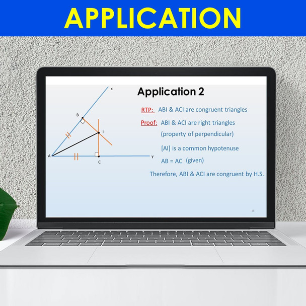 Congruent Right Triangles PowerPoint Presentation Lesson Middle School Geometry