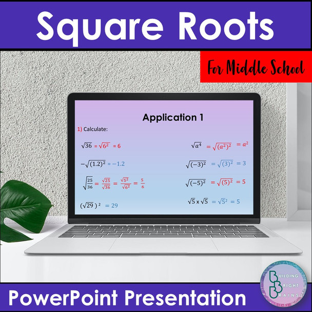 Math Grade 8 Bundle | Vectors Trapezoid Square Roots Parallelogram Circles