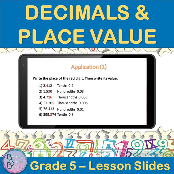 Decimals and Place Value | 5th Grade PowerPoint Lesson Slides