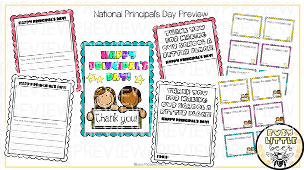 National Principal's Day Activities - May 1