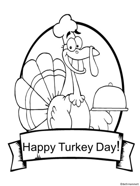 Fall Thanksgiving Coloring Sheets