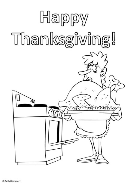 Fall Thanksgiving Coloring Sheets