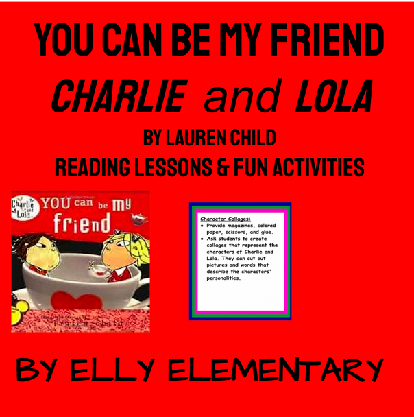 CHARLIE & LOLA YOU CAN BE MY FRIEND - READING LESSONS & FUN ACTIVITIES