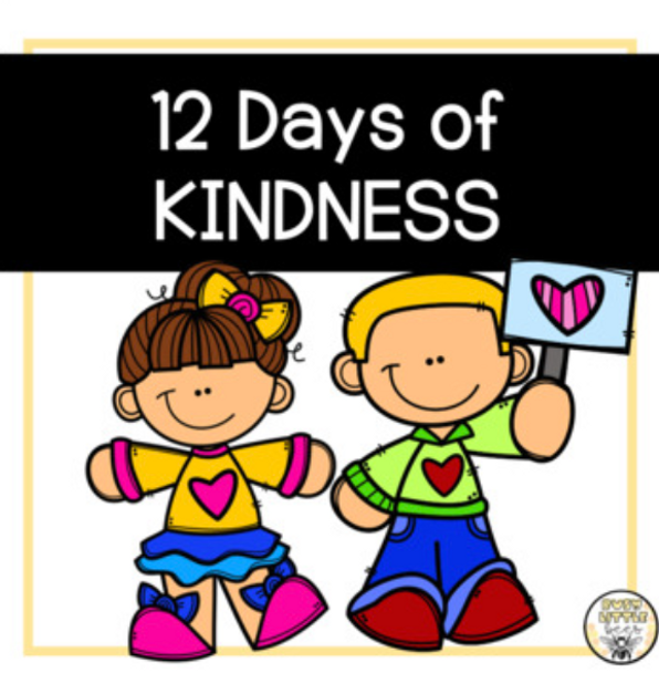 12 Days of Kindness Challenge for Students