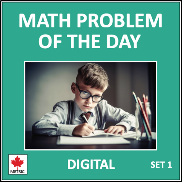 Math Digital Problem of the Day: Set 1 (Metric)