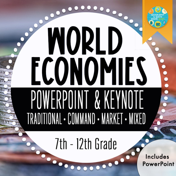 Geography: Types of Economies - PowerPoint & Keynote Presentation