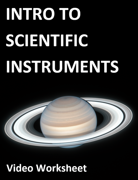 Intro To Scientific Instruments. Video sheet, Google Forms, Easel & more. V3