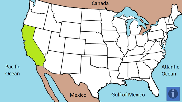 FREE!! Interactive MS PowerPoint of US States, US geography