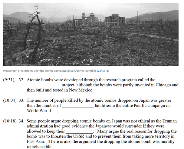 Crash Course US History Worksheet 35: World War II: Part I