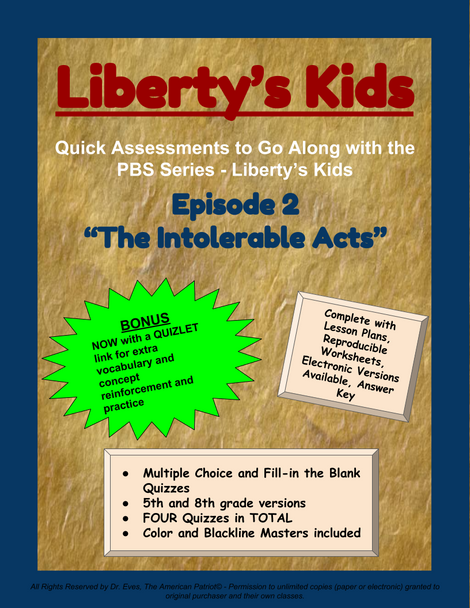 Liberty's Kids - Episode 2 - "The Intolerable Acts"