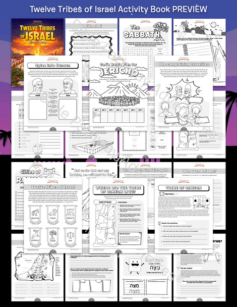 Twelve Tribes of Israel Activity Book Twelve Tribes of Israel Activity Book