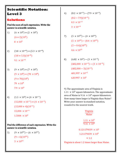 Level Ups: Scientific Notation 8th Grade Math