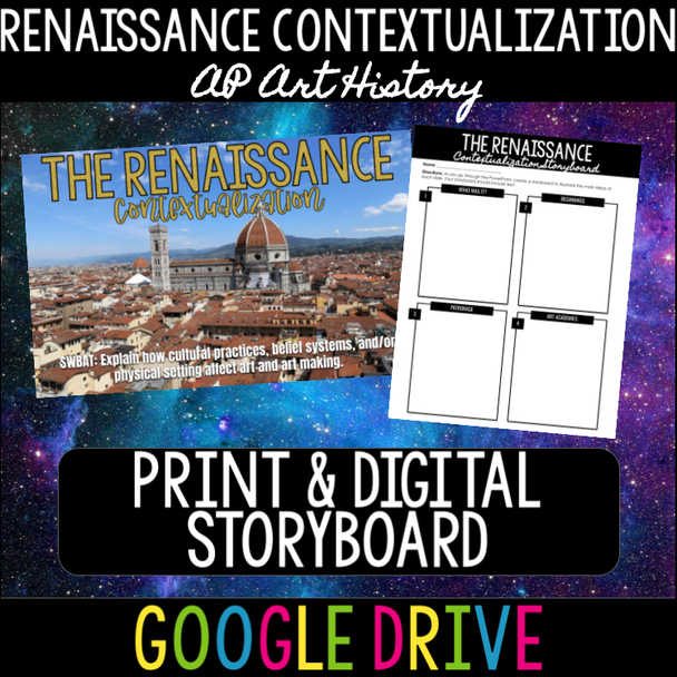 Renaissance Art Contextualization - AP Art History