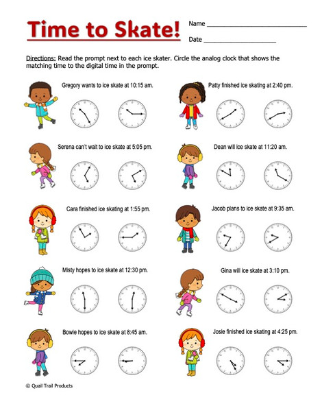 Grade 2 Winter MATH Worksheets