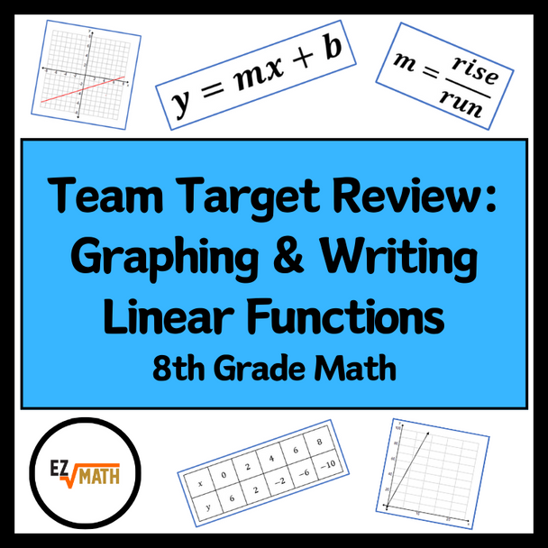 Team Target Review: Linear Functions Group Review Activity Grade 8