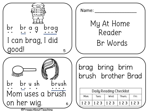 Decodable Readers Beginning Blends Bl Br Cl Cr