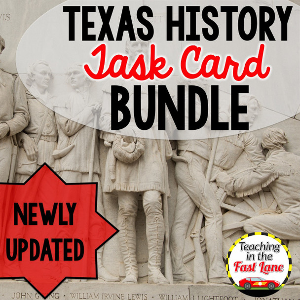 Texas History Task Cards Bundle