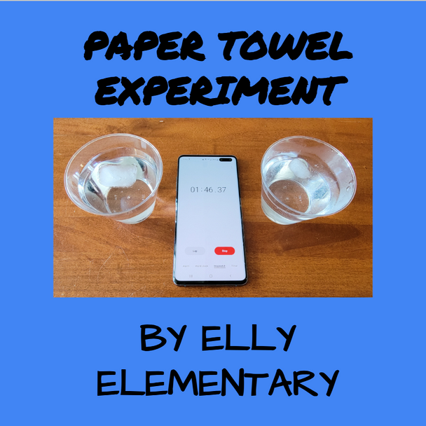 PAPER TOWEL SCIENCE EXPERIMENT