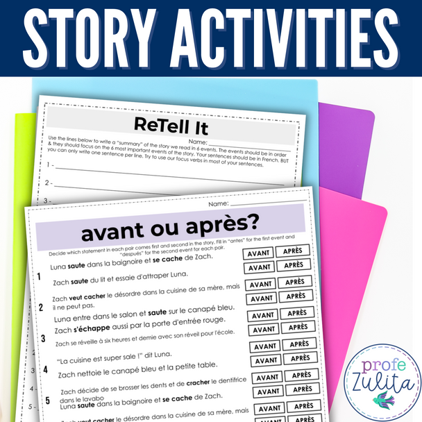 French Unit 24 - Rooms of the House French Reading Comprehension