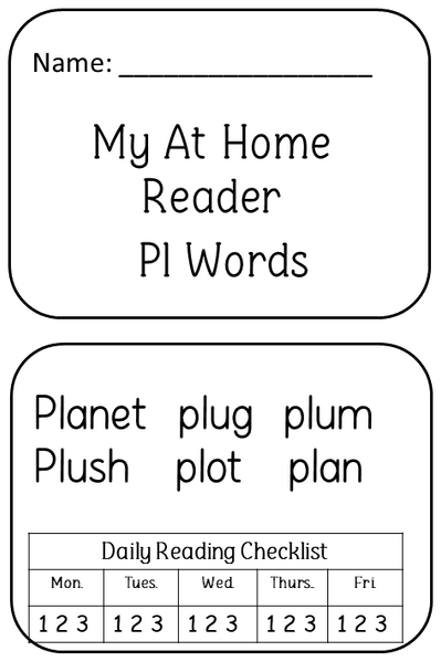 Decodable Readers Beginning Blends Pl, Pr, Dr, Tr