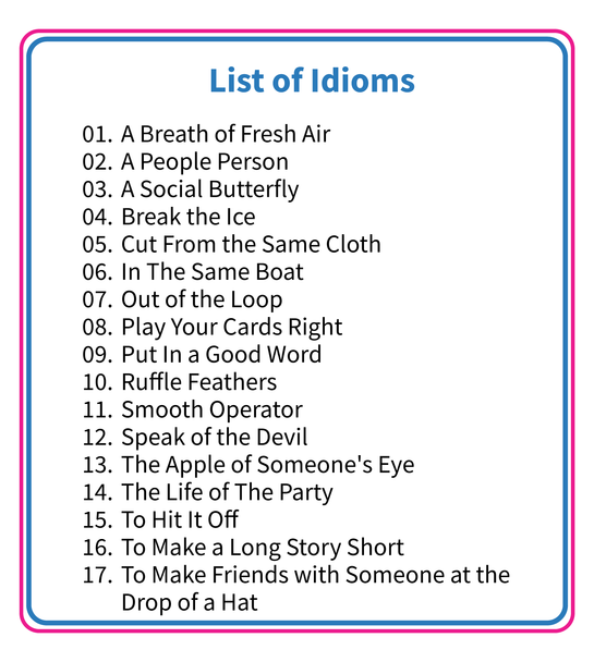 Figurative Language Life Skills - Idiom Worksheets for Social Interactions