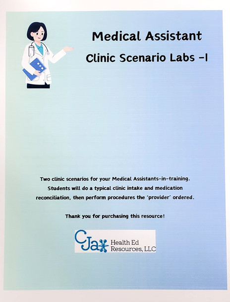Medical Assistant- Clinic Scenario Labs-1