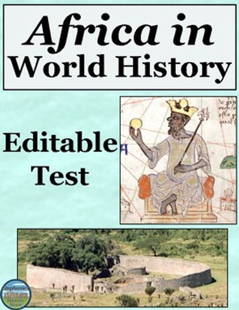 Africa in World History Editable Test