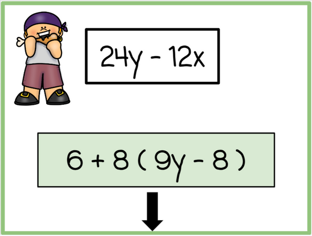 Pirate-Themed Advanced Equivalent Expressions Race