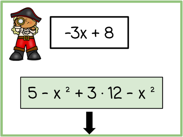 Pirate-Themed Advanced Equivalent Expressions Race