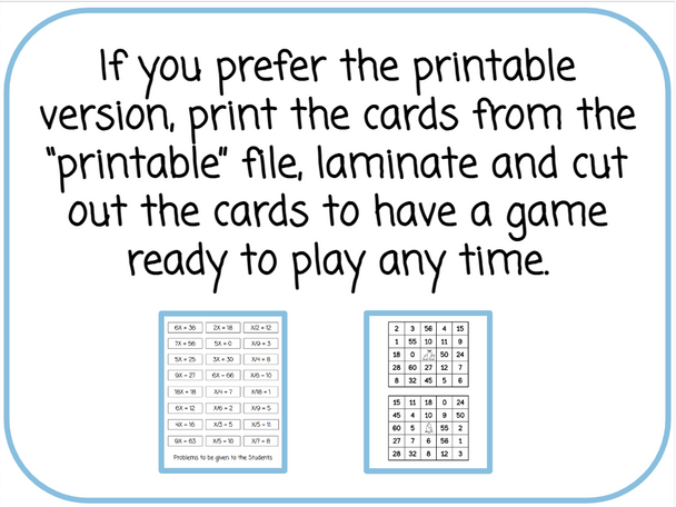 One-Step Equation Bingo - Multiplication and Division - Winter-Themed - Digital and Printable