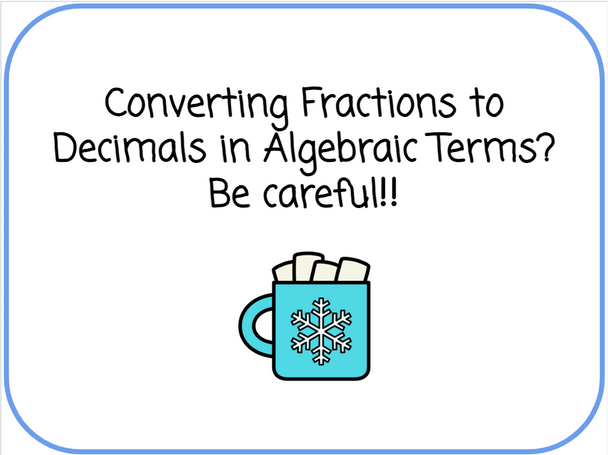 Advanced Equivalent Expressions Race - Winter Version