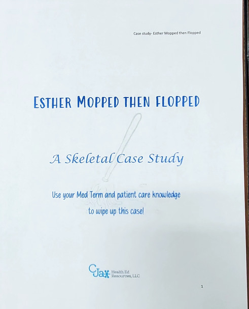 Esther Mopped and Flopped - cover