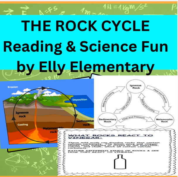THE ROCK CYCLE UNIT: READING LESSONS, SCIENCE & FUN ACTIVITIES - 3RD/4TH GRADES