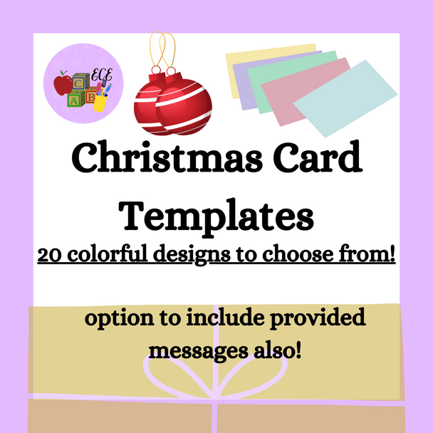 Christmas Card Templates (20 Designs!)