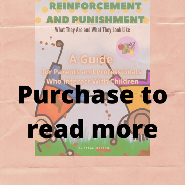 Info Guide for Parents & Teachers: Reinforcement & Punishment