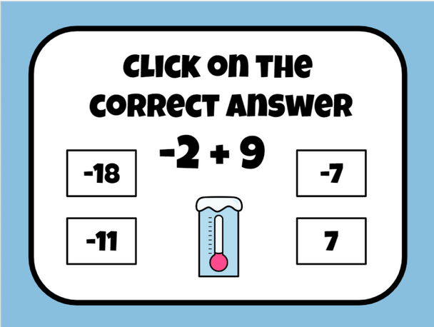 Integer Slide Game - Winter Version