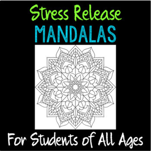 15 Stress Relief Mandalas - FREE