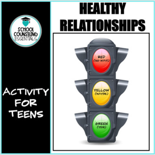 Healthy Relationships - Red/Green Light Boundaries Activity - Health Education