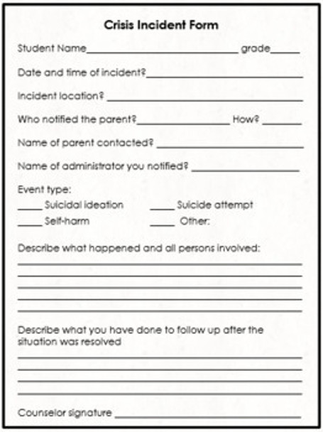 Forms for School Counselors (editable so you can customize!)- FREE